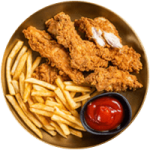 CHICKEN TENDERS WITH FRIES